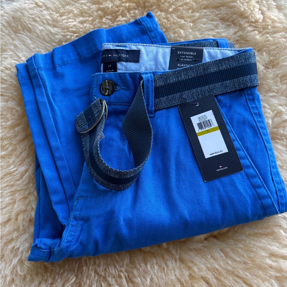Tommy Hilfiger Blue Chinos Vibrant Cotton Blend